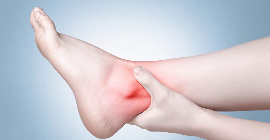 sudden ankle pain