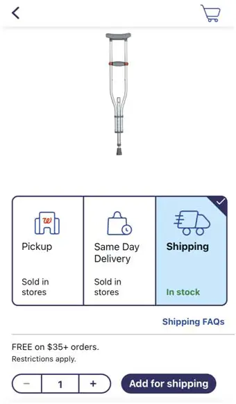 choose-shipping-way-on-walgreens-app-worldcrutches